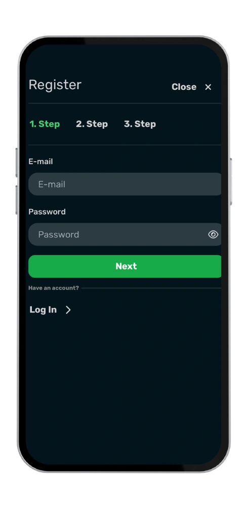 GrandzBet Casino register