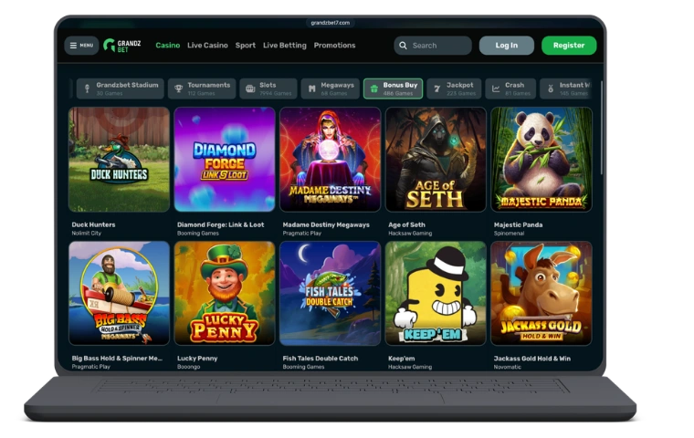 GrandzBet Casino official